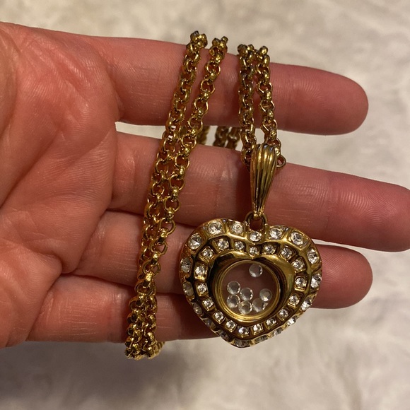 Vintage Nolan miller heart pendant necklace - Picture 6 of 7